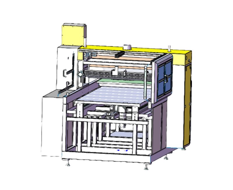A in A out upper roller coating machine