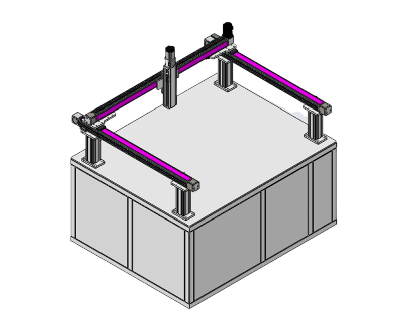 Portable floor-standing three-...